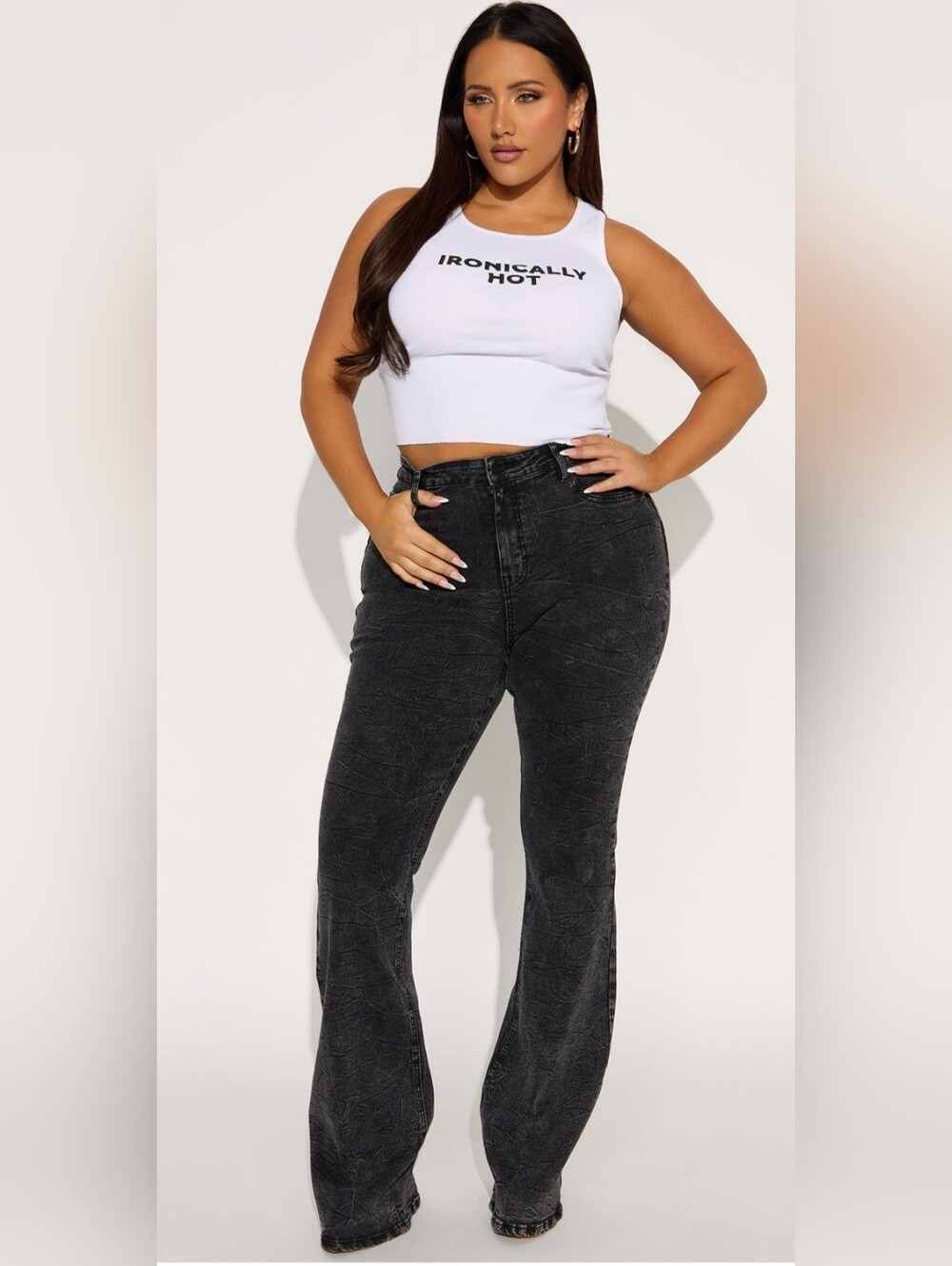 NEW Audrey Booty Lifting Stretch Flare Jeans Size 20 Plus-tall